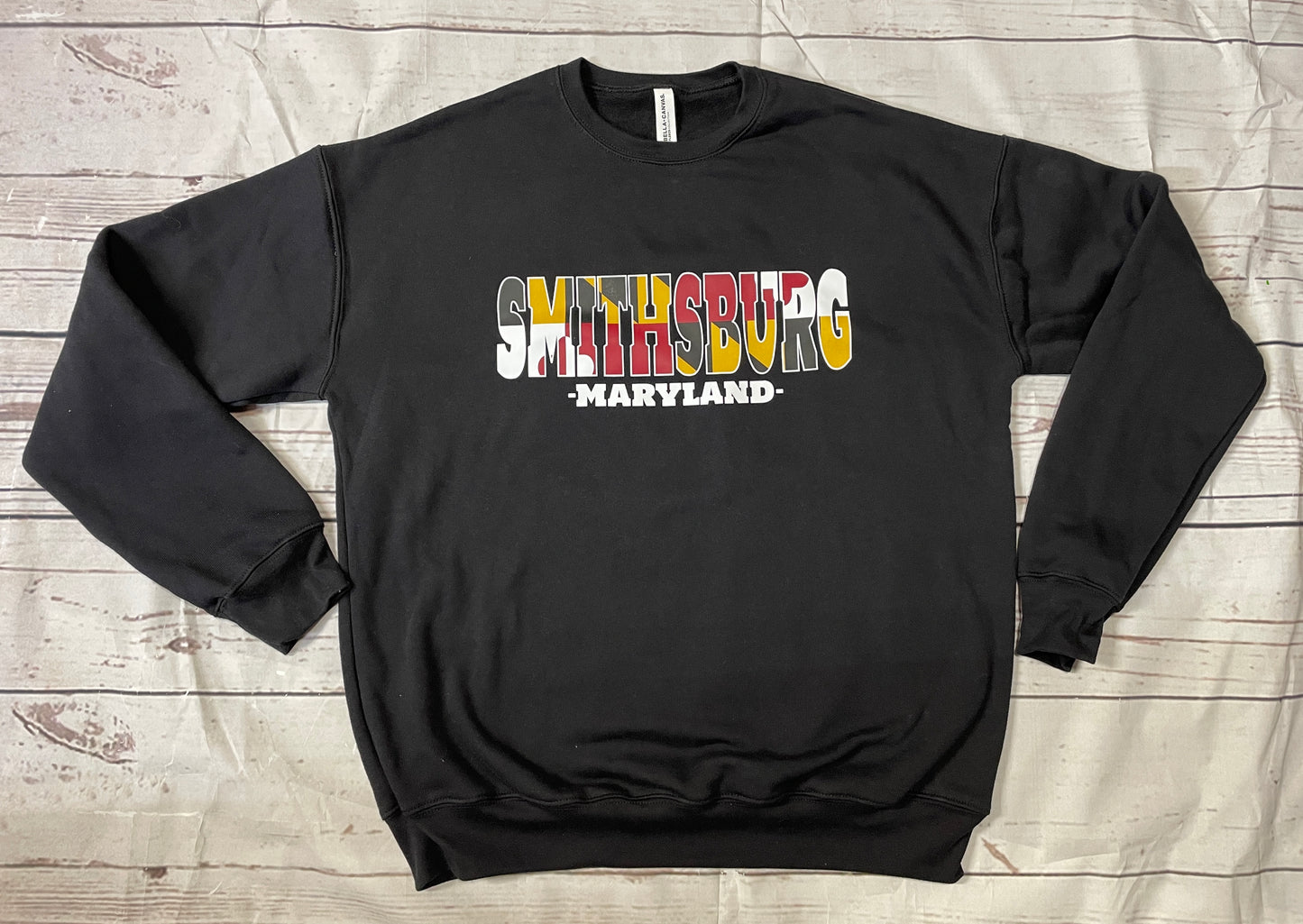 Smithsburg Maryland Flag Crewneck Sweatshirt