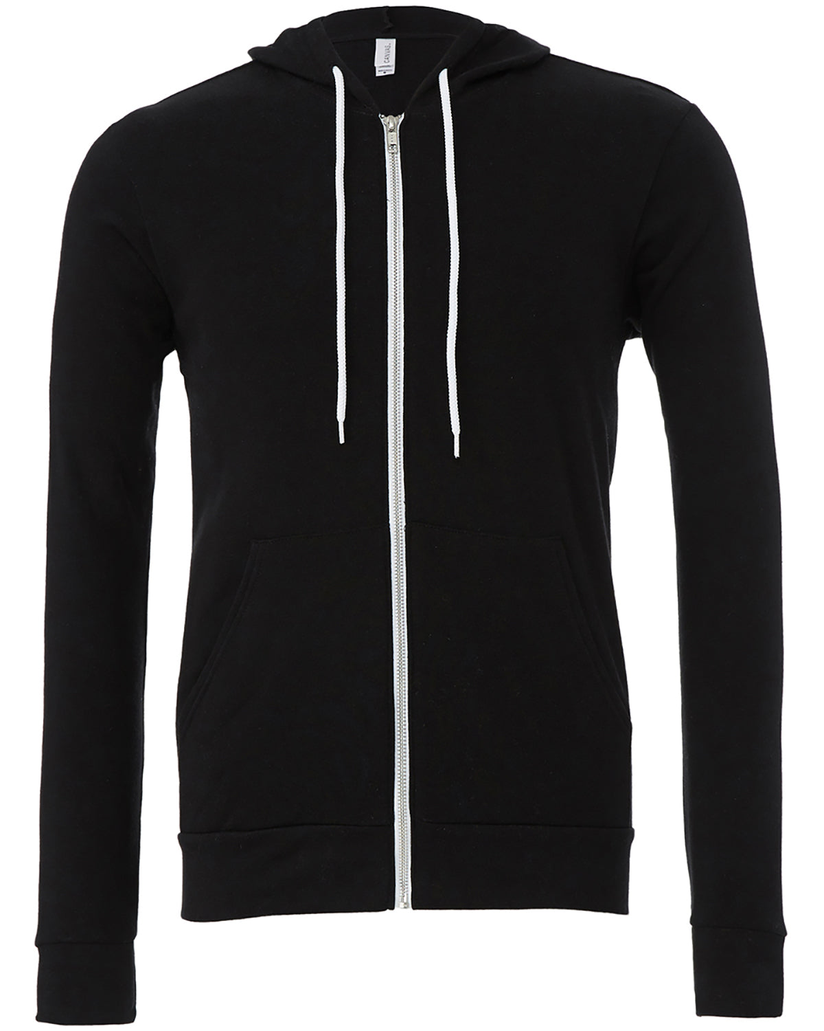 Bella + Canvas Unisex Poly-Cotton Fleece Full-Zip Hooded Sweatshirt