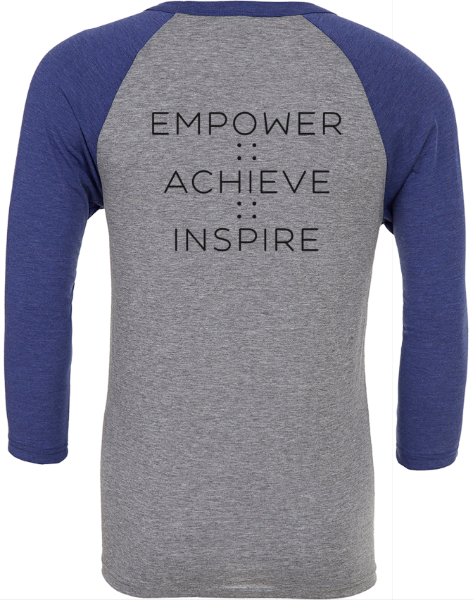 Bella + Canvas Unisex 3/4-Sleeve Baseball T-Shirt