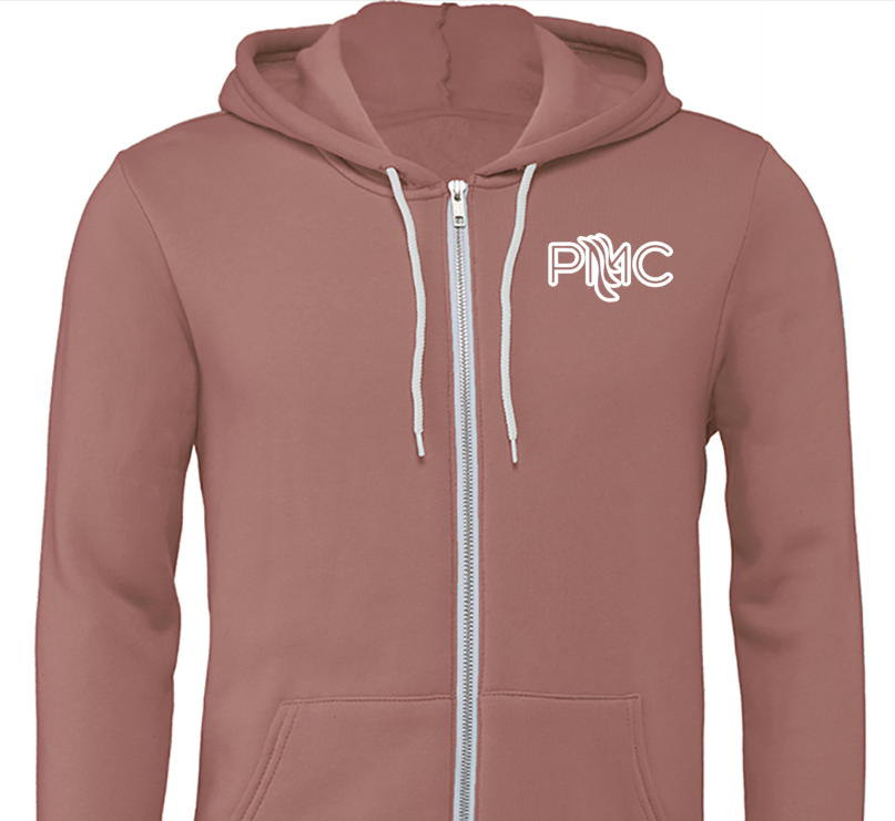 Bella + Canvas Unisex Poly-Cotton Fleece Full-Zip Hooded Sweatshirt
