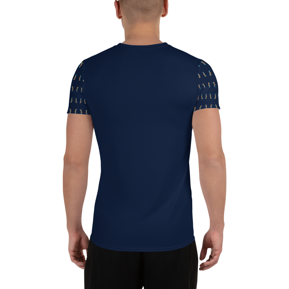 Unisex Swim Wear Athletic T-shirt - Navy