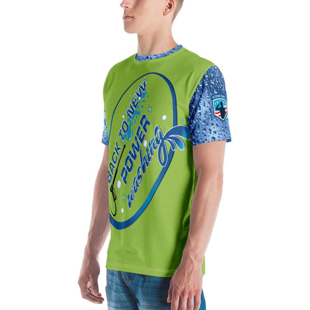 Back to New Power Washing- Full Sublimation T-Shirt- Green