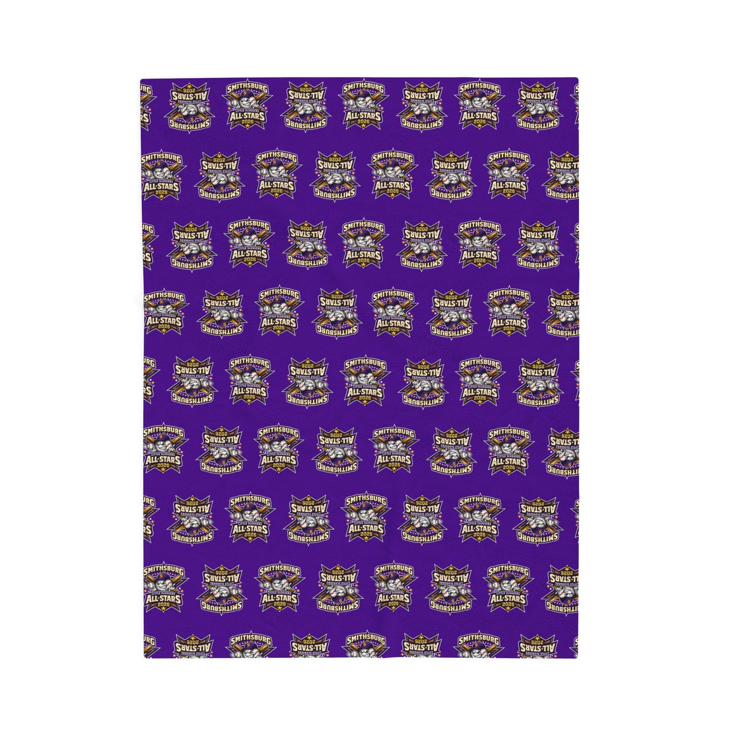 Smithsburg Little Sluggers All-Stars Velveteen Throw