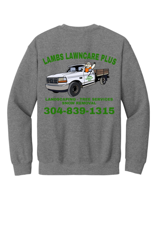 Lambs Lawncare Plus crewneck back