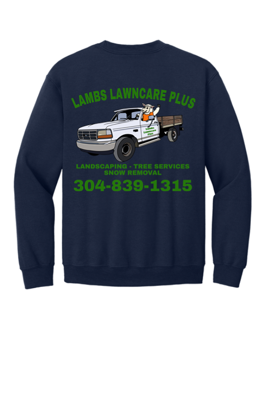 Lambs Lawncare Plus crewneck back