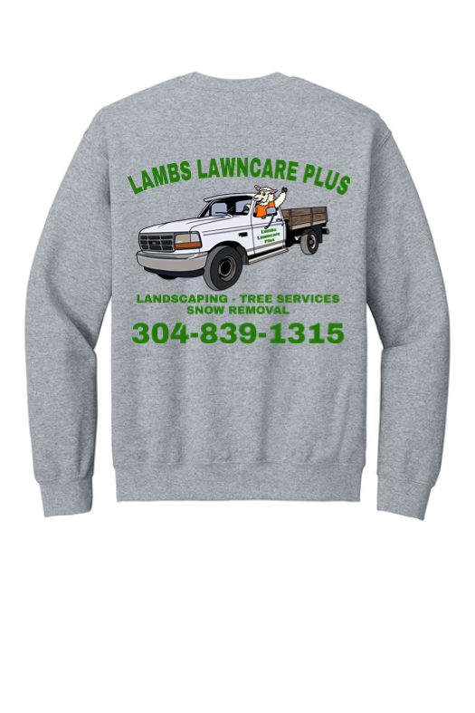 Lambs Lawncare Plus crewneck back