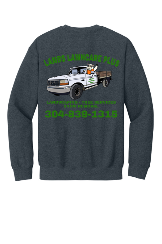 Lambs Lawncare Plus crewneck back