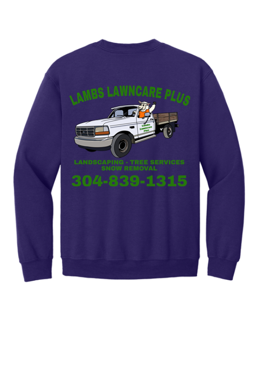 Lambs Lawncare Plus crewneck back