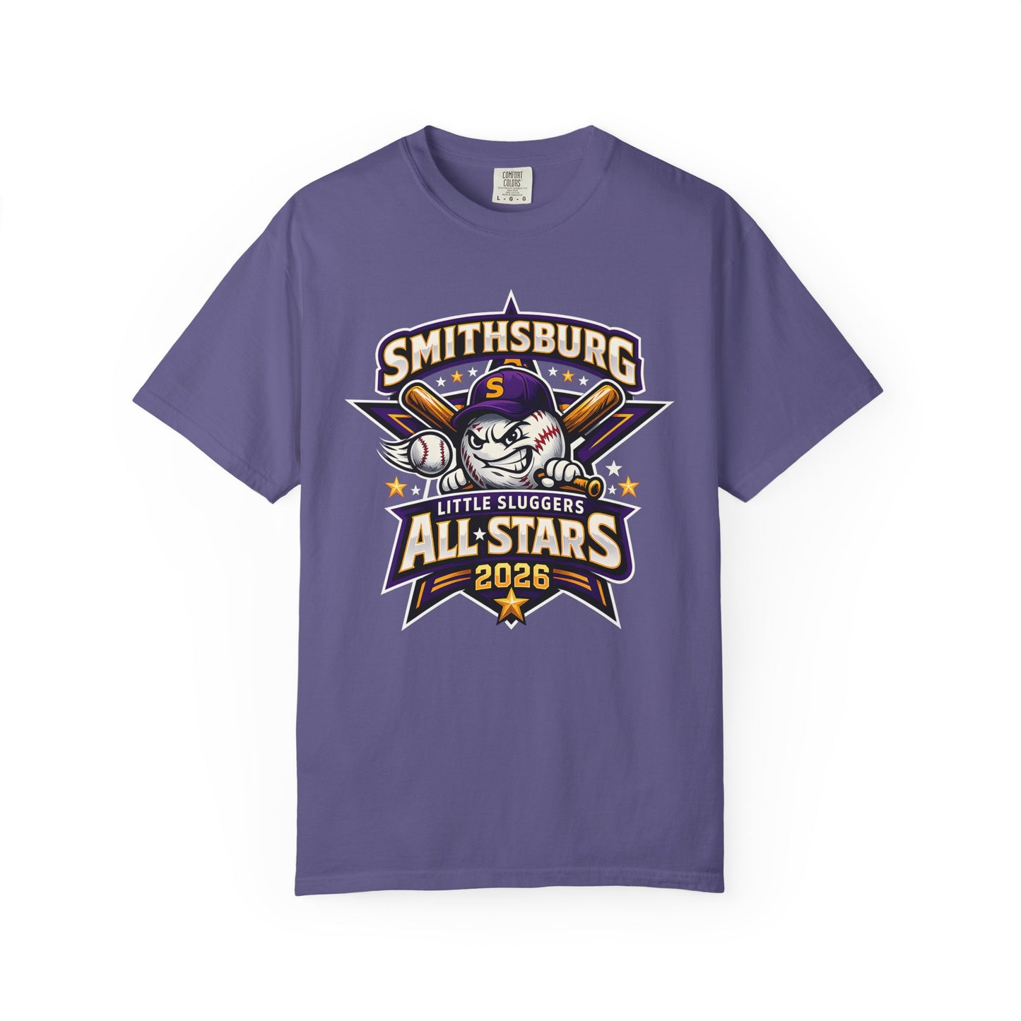 Smithsburg Little Sluggers All-Stars Unisex Garment-Dyed T-shirt