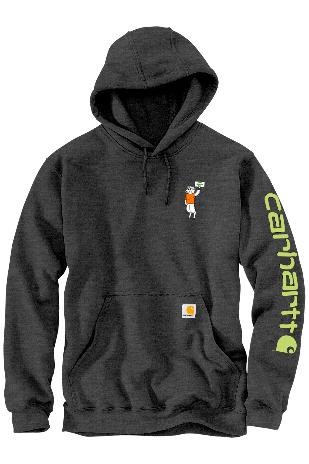 Lambs Lawncare Plus — Carhartt Midweight Hooded Logo Sweatshirt