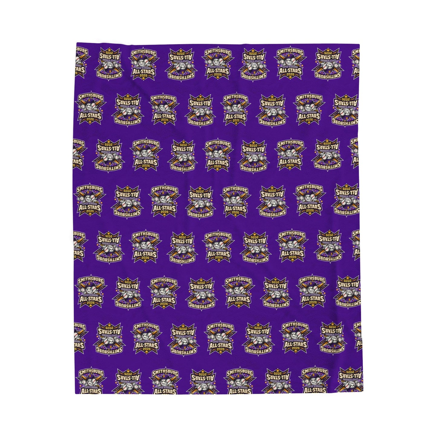 Smithsburg Little Sluggers All-Stars Velveteen Throw