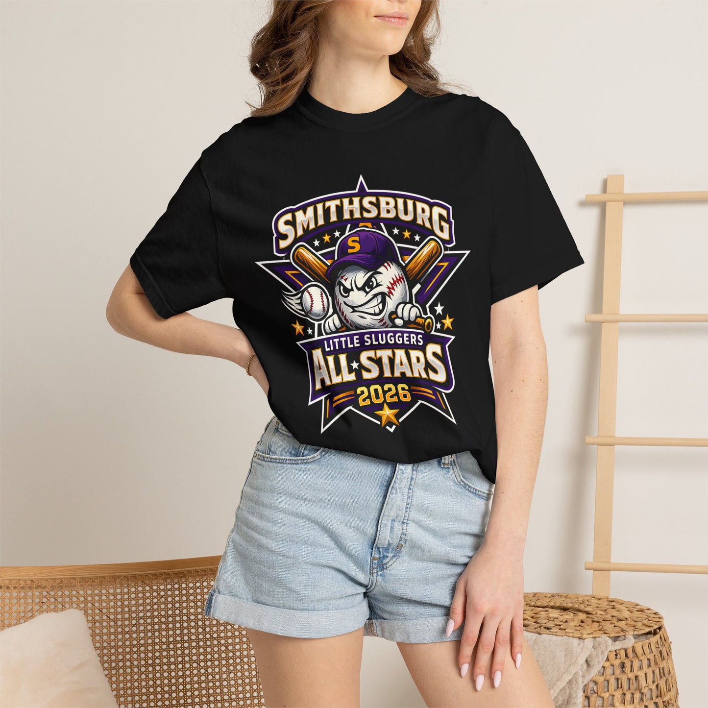 Smithsburg Little Sluggers All-Stars Unisex Garment-Dyed T-shirt