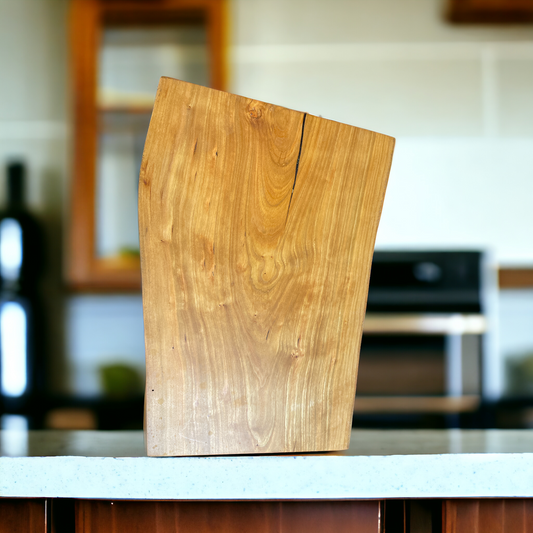 14 3/4" x 10 1/2" Cherry Live Edge Cutting Board #5