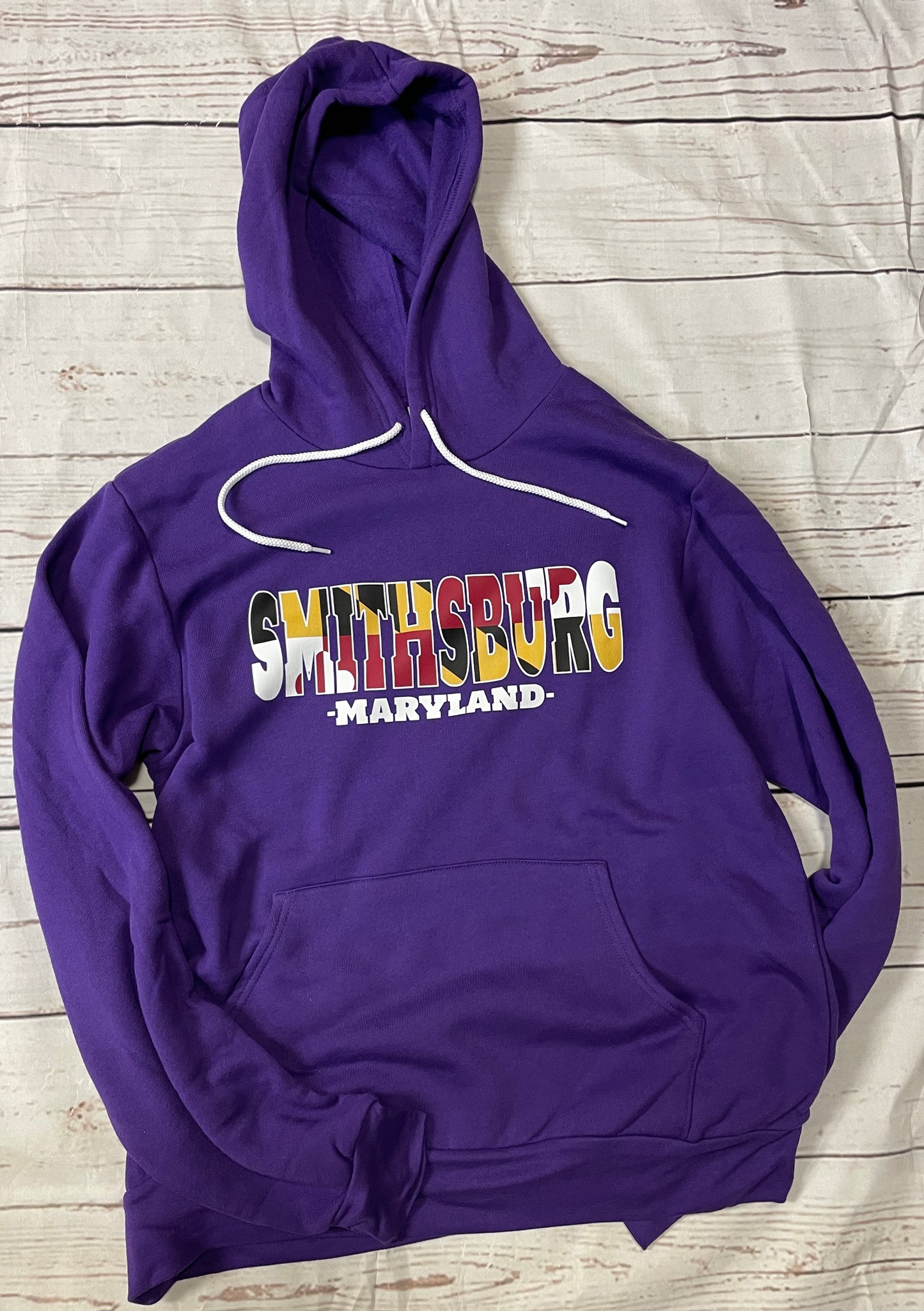 Smithsburg Maryland Flag Hoodie