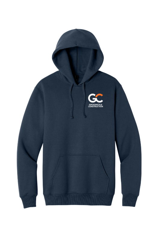 GC Port & Co Foundation Fleece Hoodie — Deep Navy — front view