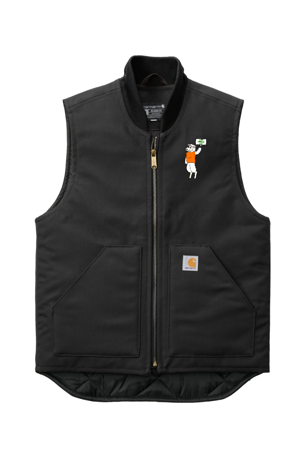 Lambs Lawncare Plus — Black — front — high-resolution mockup