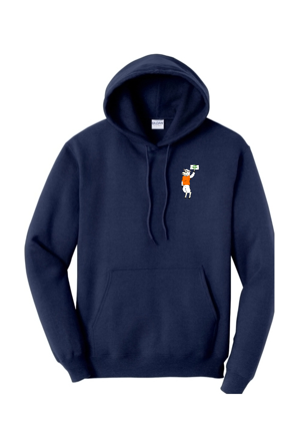 Lambs Lawncare Plus — Navy — front — high-resolution mockup