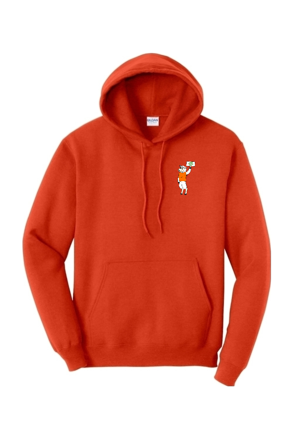 Lambs Lawncare Plus — Orange — front — high-resolution mockup