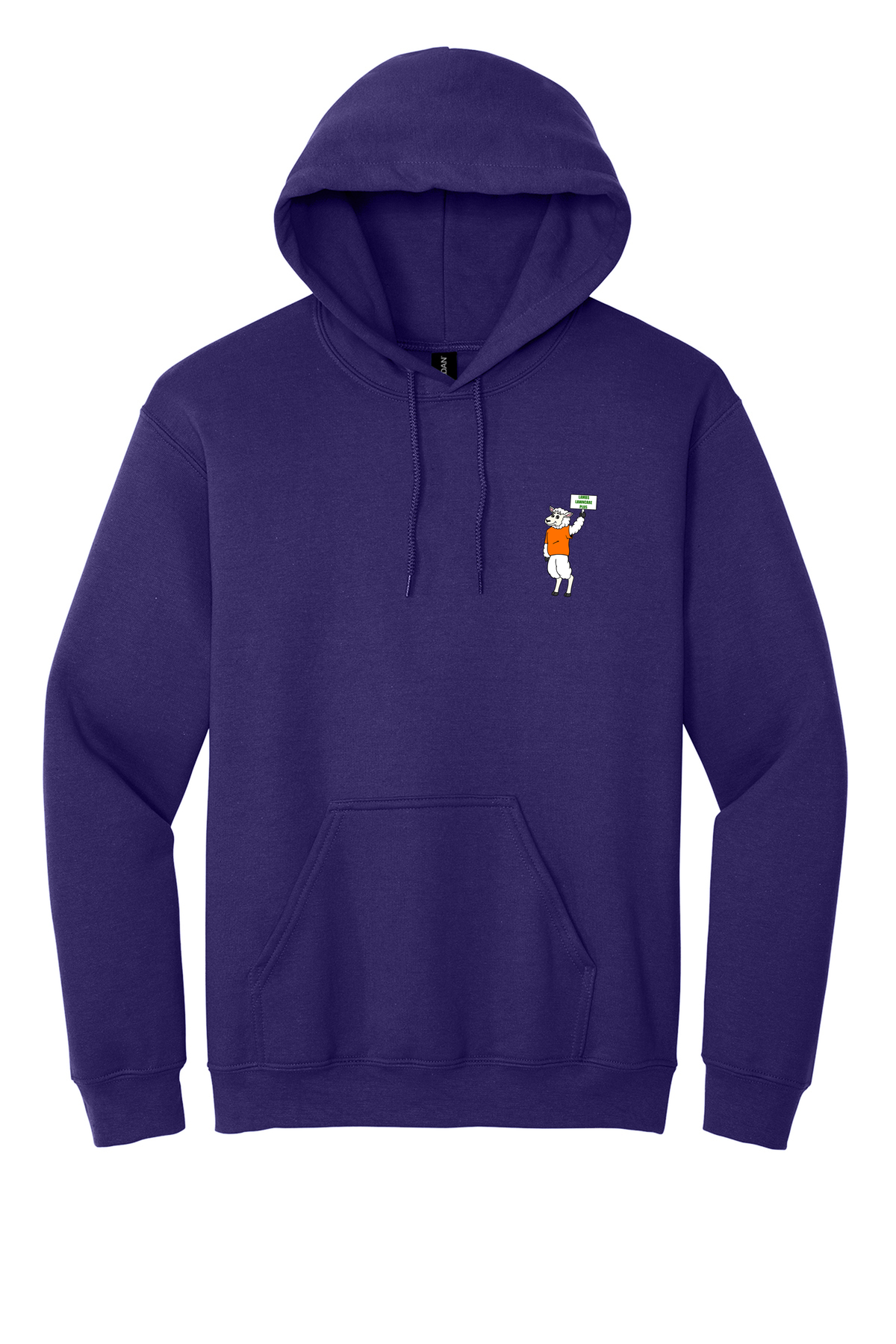 Lambs Lawncare Plus — Purple — front — high-resolution mockup