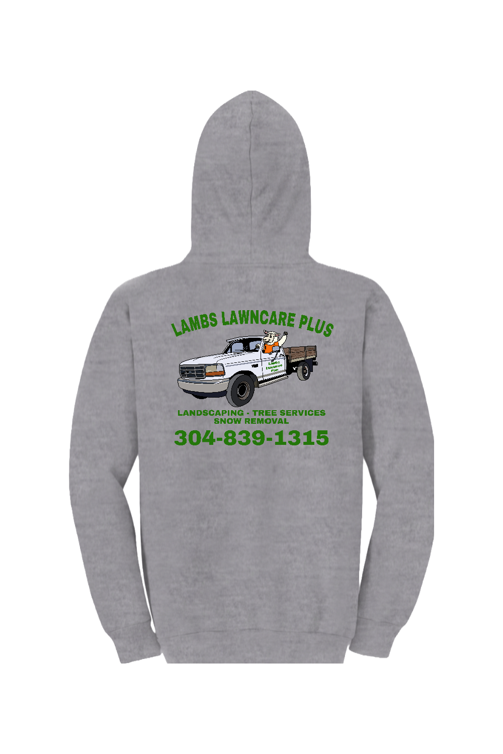 Lambs Lawncare Plus — Sport Grey — back — high-resolution mockup