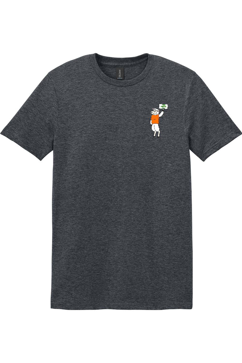 Lambs Lawncare Plus — Dark Heather — front — high-resolution mockup