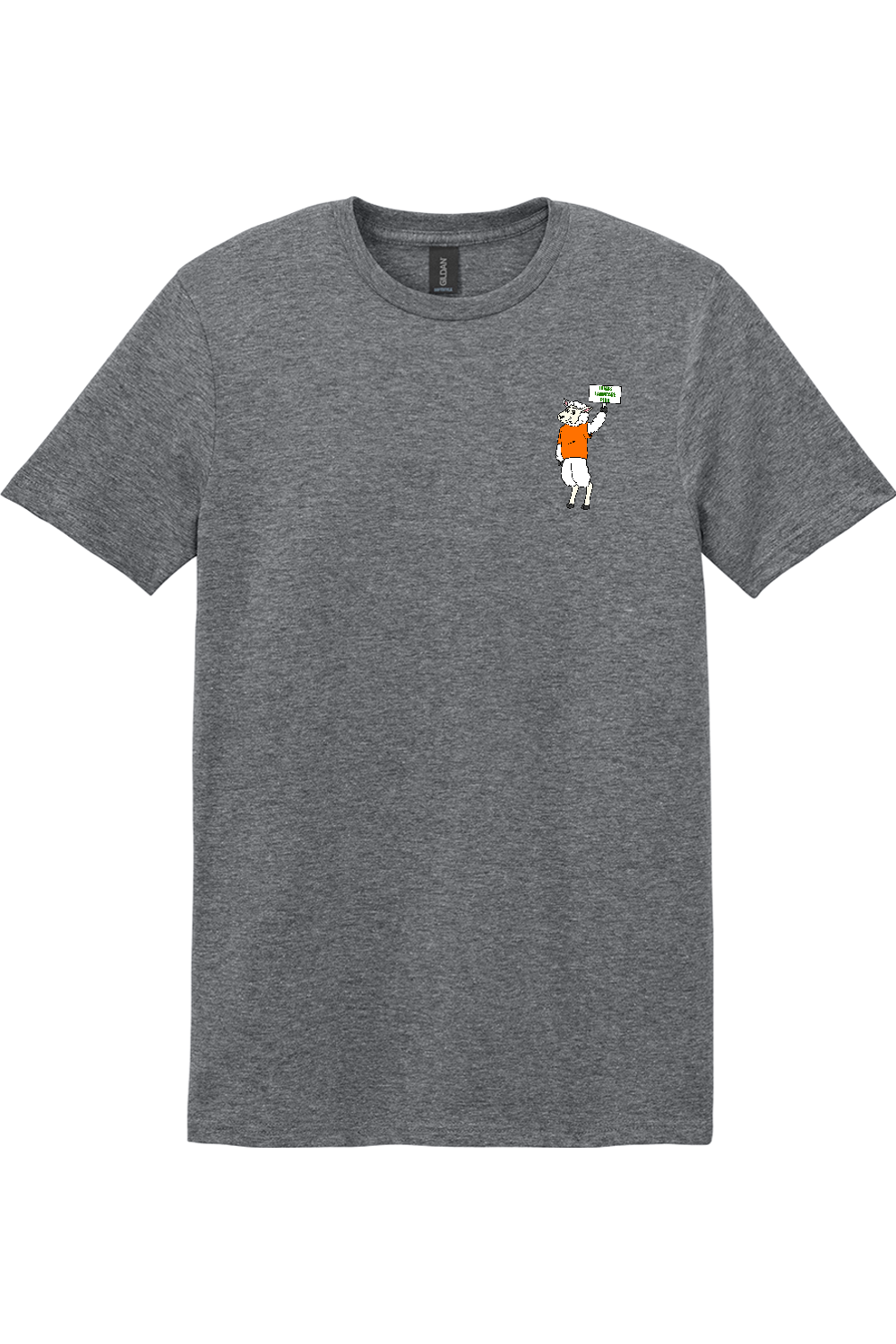 Lambs Lawncare Plus — Graphite Heather — front — high-resolution mockup
