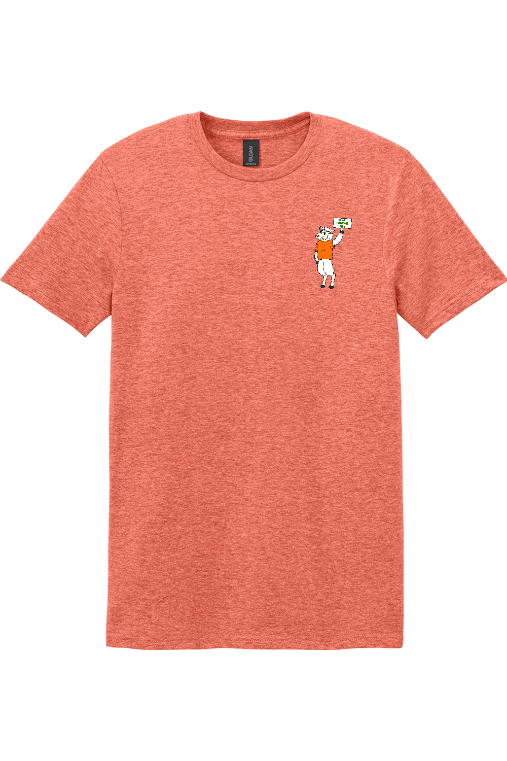 Lambs Lawncare Plus — Heather Orange — front — high-resolution mockup