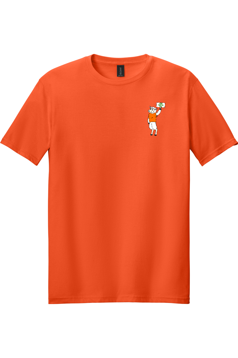 Lambs Lawncare Plus — Orange — front — high-resolution mockup