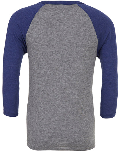 Bella + Canvas Unisex 3/4-Sleeve Baseball T-Shirt