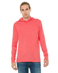 Bella Canvas Jersey Long-Sleeve Hoodie T-shirt