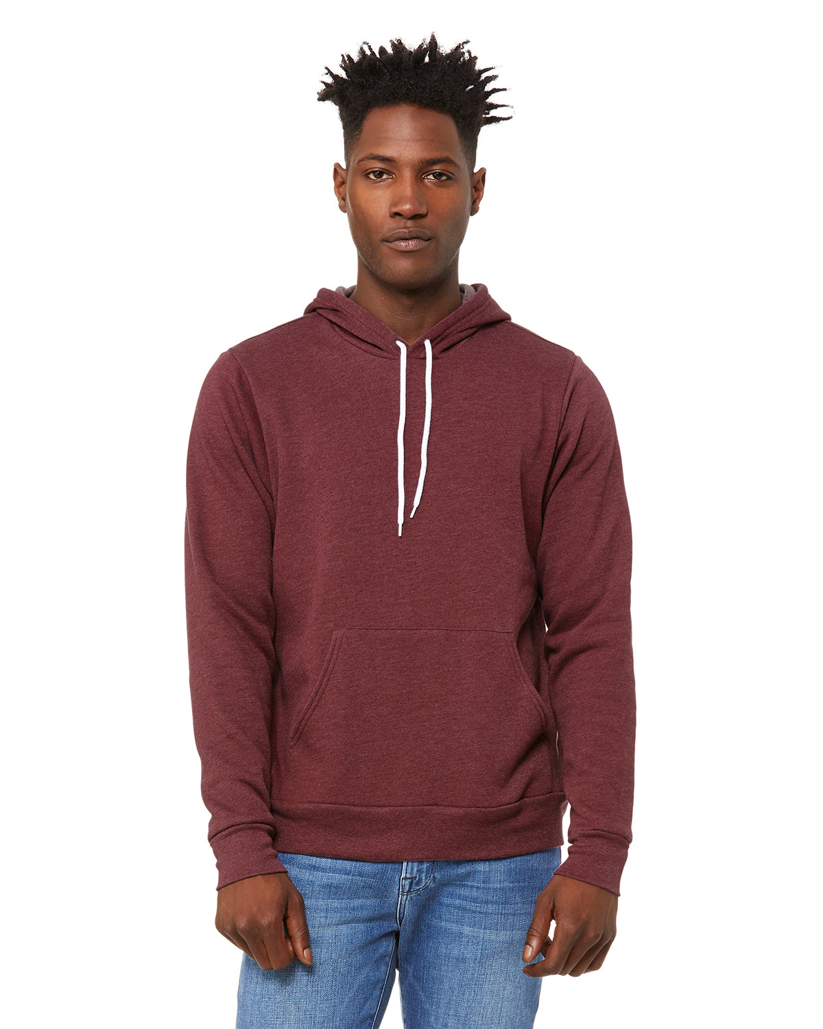 Bella + Canvas Unisex Fleece Pullover Hooded Sweatshirt
