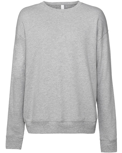 Bella + Canvas Unisex Drop Shoulder Fleece Crew Neck Sweatshirt