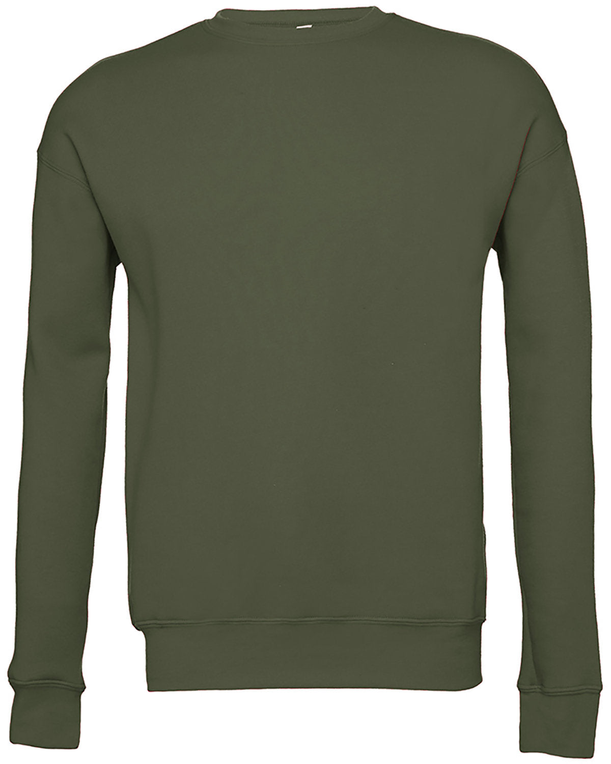 Bella + Canvas Unisex Drop Shoulder Fleece Crew Neck Sweatshirt