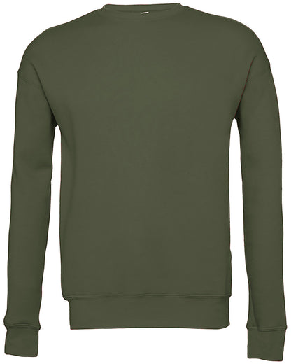 Bella + Canvas Unisex Drop Shoulder Fleece Crew Neck Sweatshirt