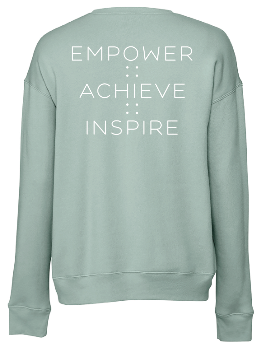Bella + Canvas Unisex Drop Shoulder Fleece Crew Neck Sweatshirt