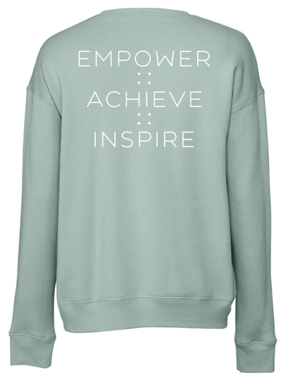 Bella + Canvas Unisex Drop Shoulder Fleece Crew Neck Sweatshirt