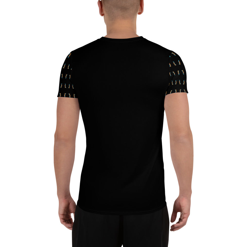 Unisex Swim Wear Athletic T-shirt - Black