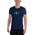 Unisex Swim Wear Athletic T-shirt - Navy