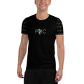 Unisex Swim Wear Athletic T-shirt - Black