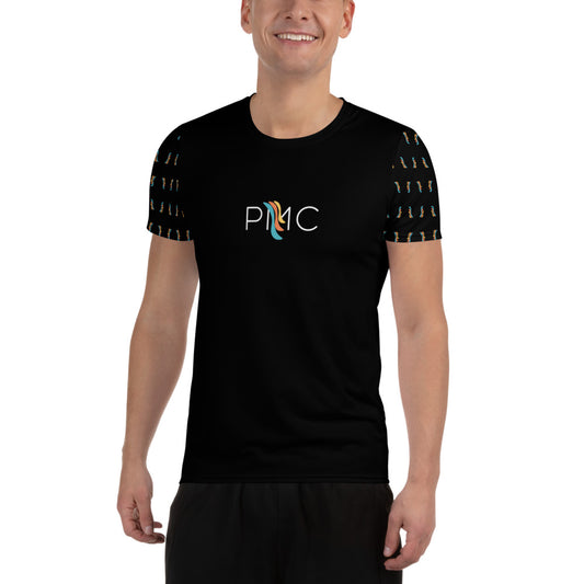 Unisex Swim Wear Athletic T-shirt - Black