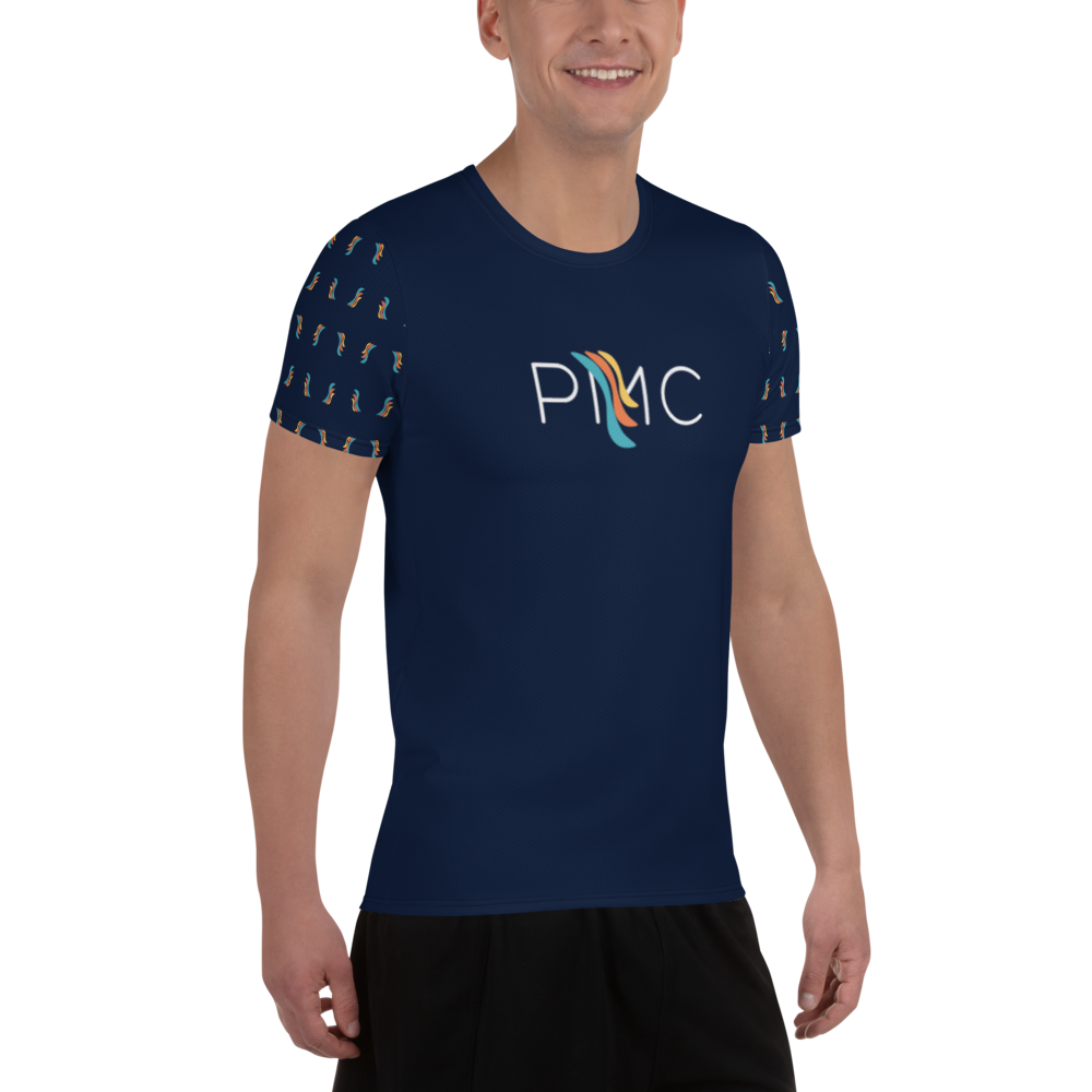 Unisex Swim Wear Athletic T-shirt - Navy