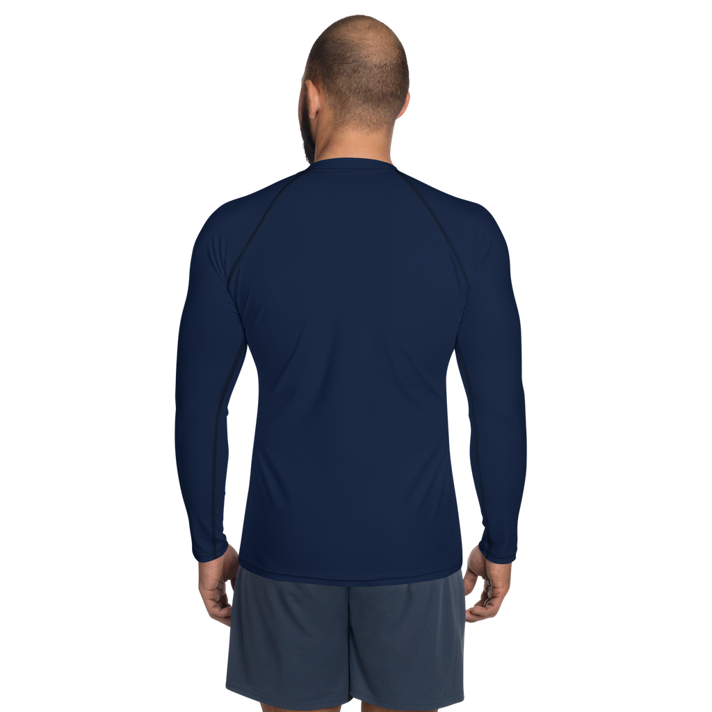 Unisex Long Sleeve Rash Guard - Navy