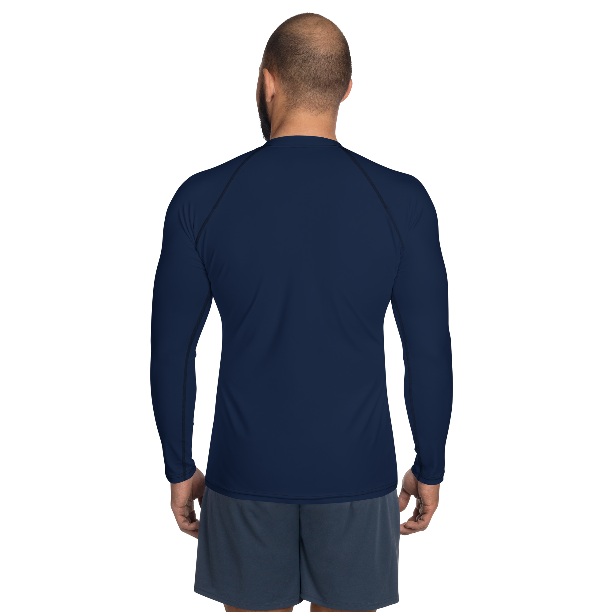 Unisex Long Sleeve Rash Guard - Navy
