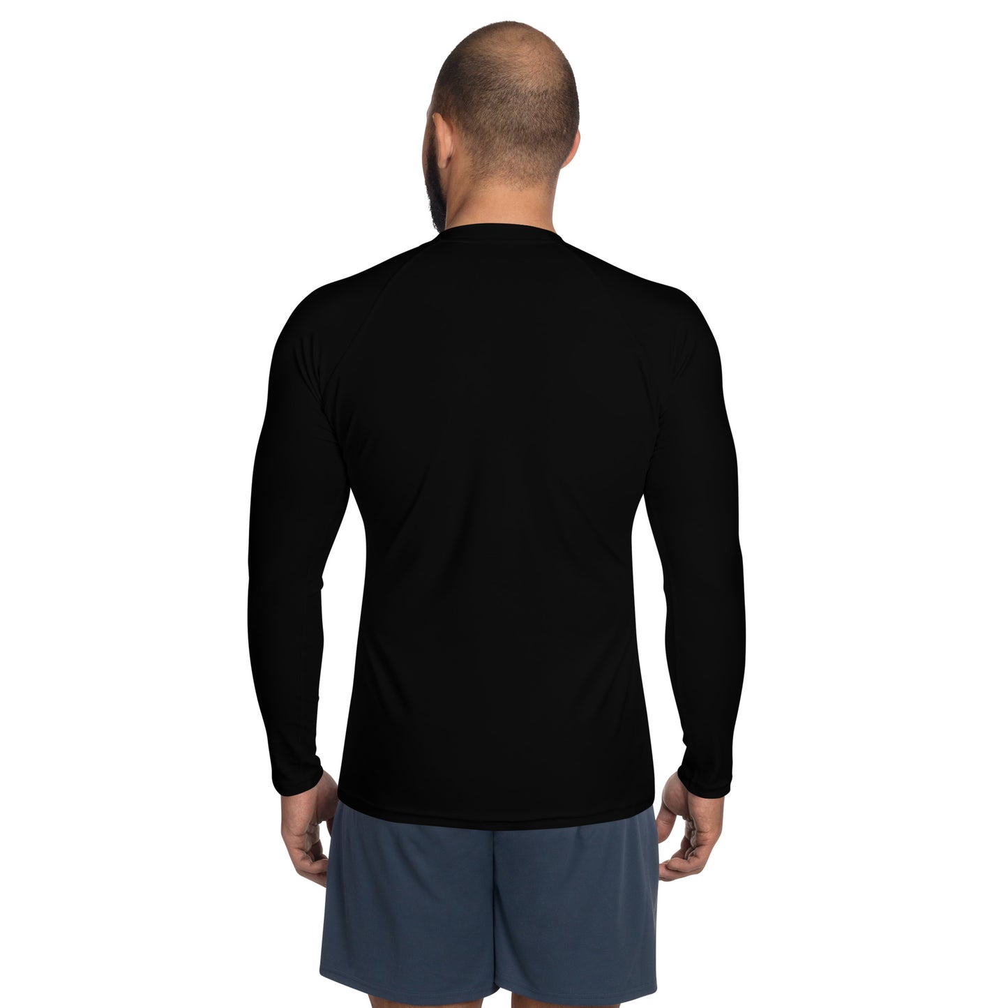 Unisex Long Sleeve Rash Guard - Black