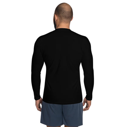 Unisex Long Sleeve Rash Guard - Black