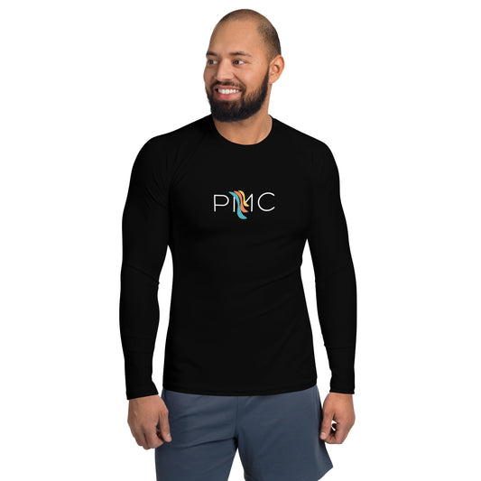 Unisex Long Sleeve Rash Guard - Black