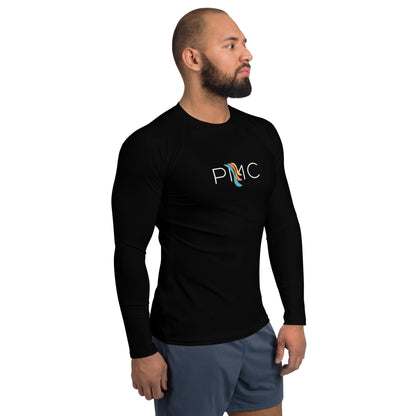 Unisex Long Sleeve Rash Guard - Black