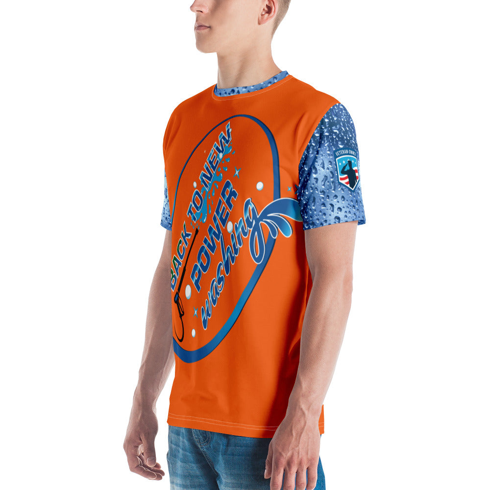 Back to New Power Washing- Full Sublimation T-Shirt - Orange