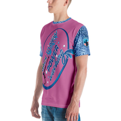 Back to New Power Washing- Full Sublimation T-Shirt- Pink